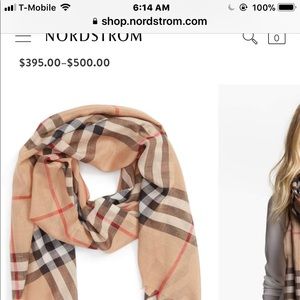 Burberry scarf